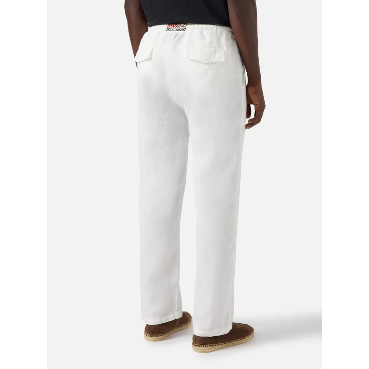 MC2 Saint Barth Calais Linen Pants In White