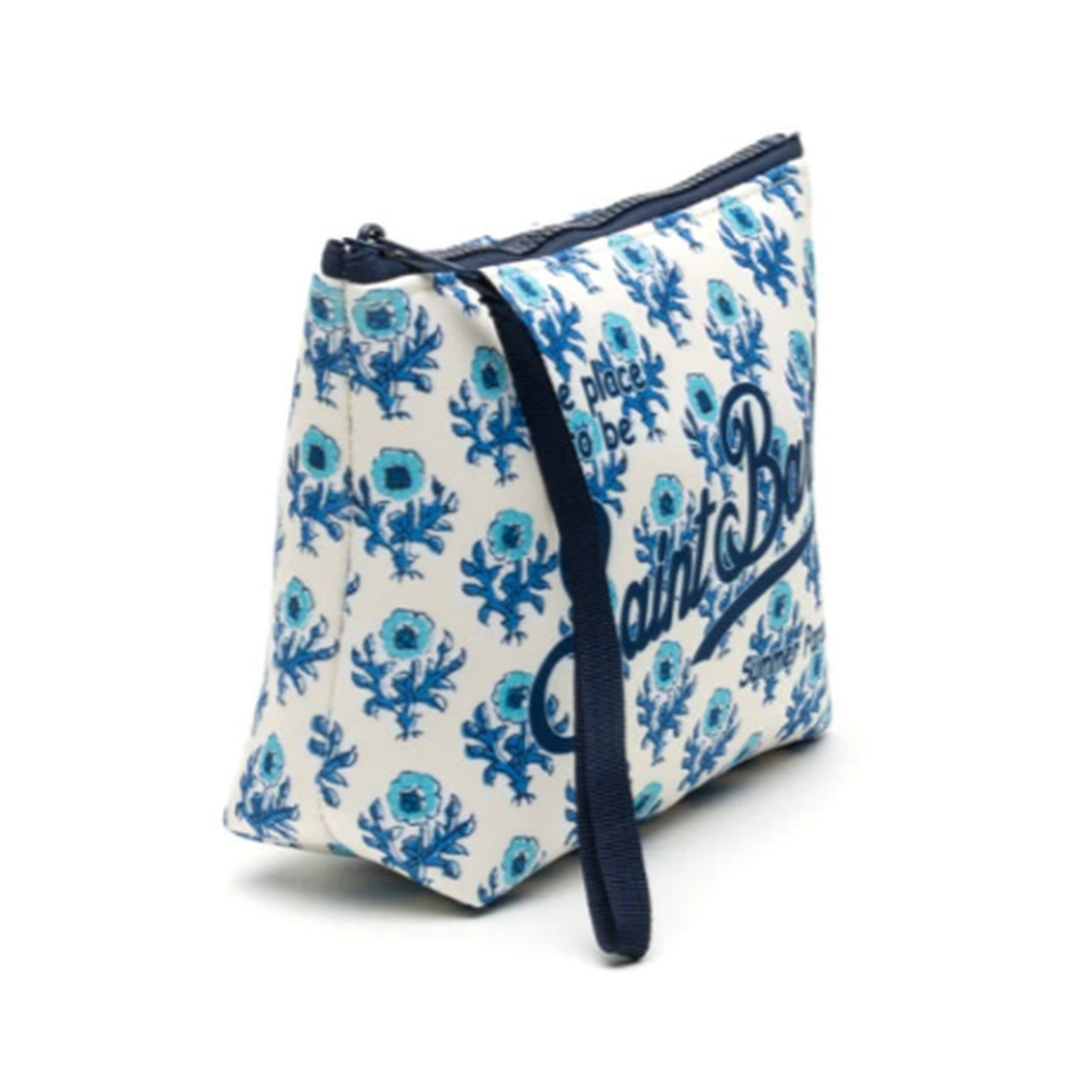 MC2 Saint Barth Aline Radical Flowers Print Scuba Pouch