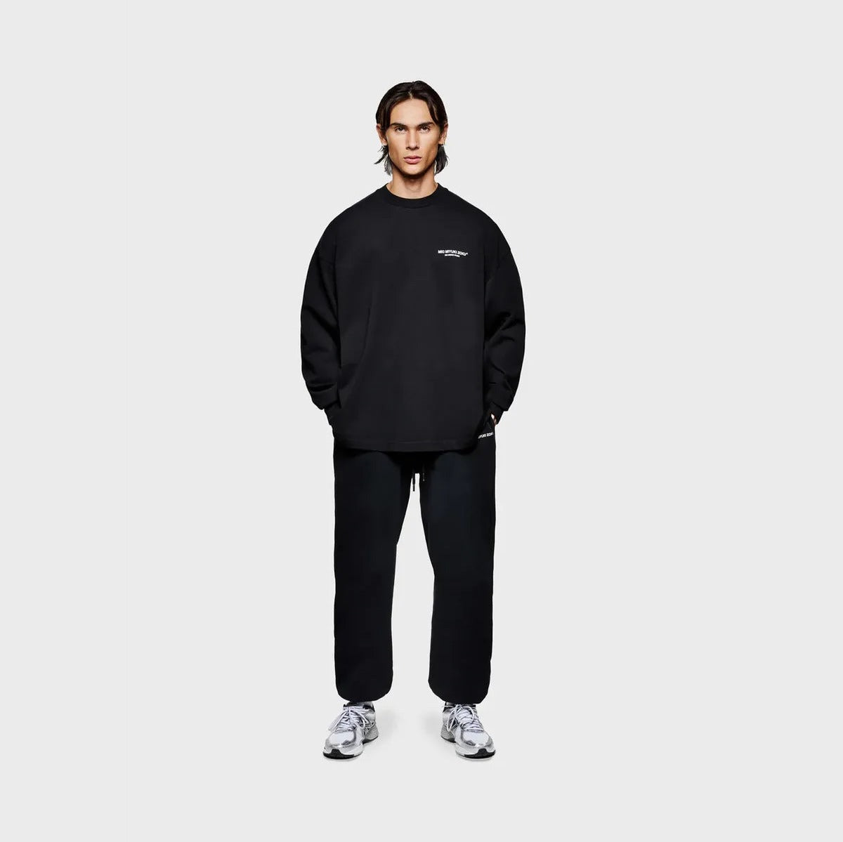 MKI Design Studio Long Sleeve T-Shirt in Black