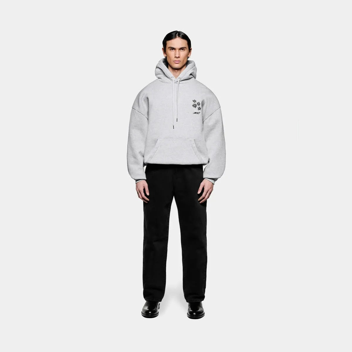 MKI Hibiscus Hoodie in Grey