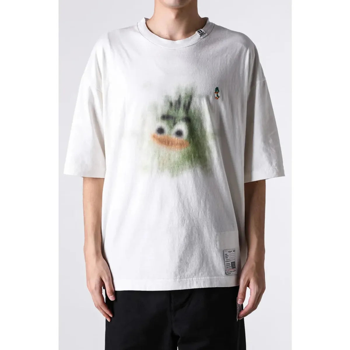 Maison Mihara Leon Printed White T-shirt