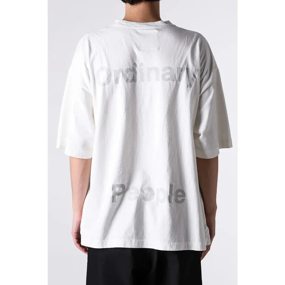 Maison Mihara Leon Printed White T-shirt