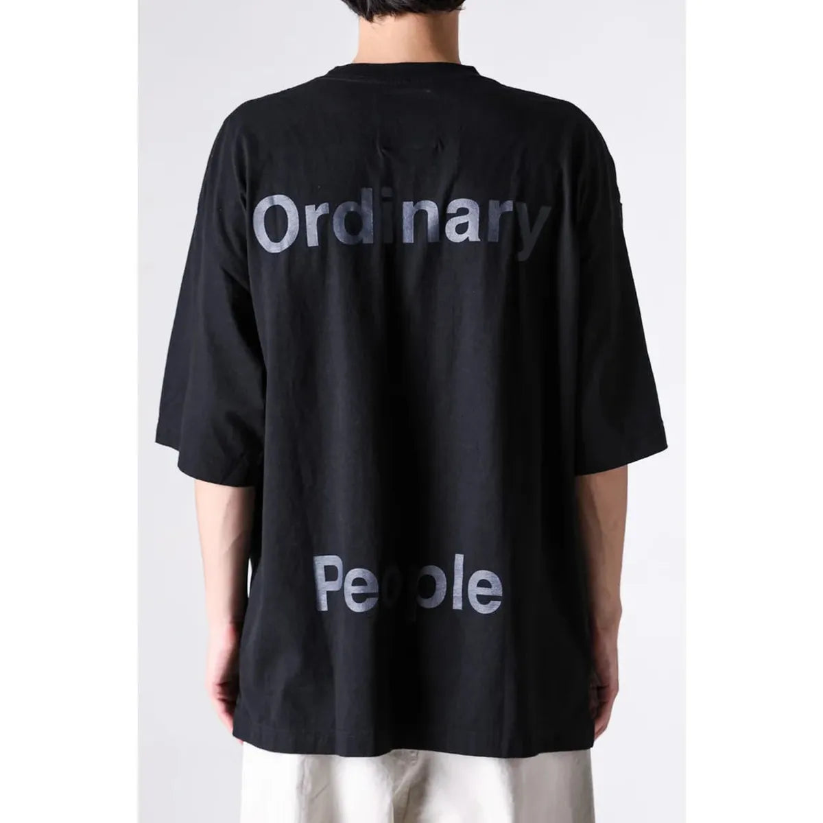 Maison Mihara Leon Printed Black T-shirt