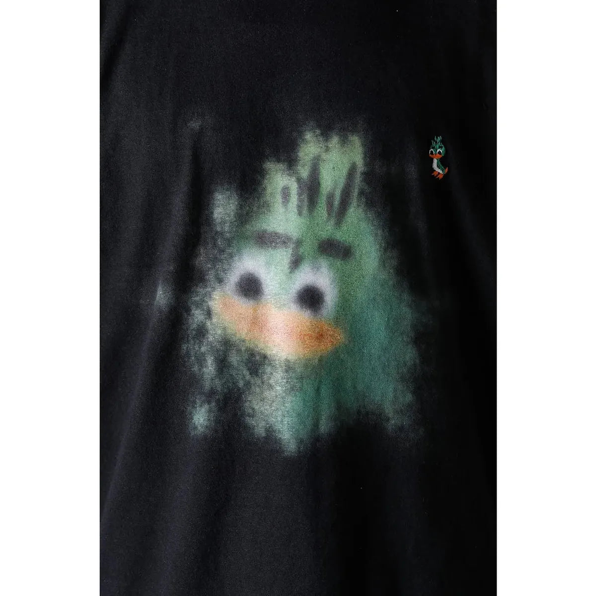 Maison Mihara Leon Printed Black T-shirt