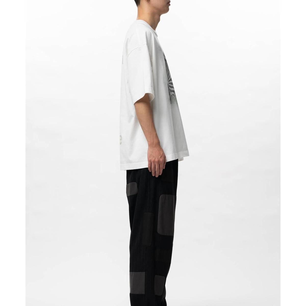 Maison Mihara Horse Printed White T-shirt