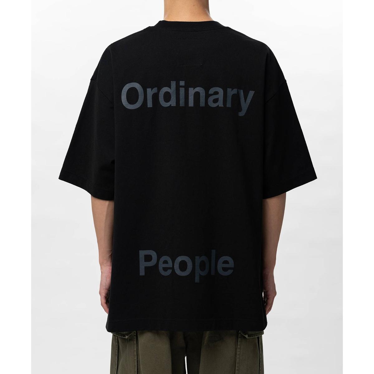 Maison Mihara Horse Printed Black T-shirt