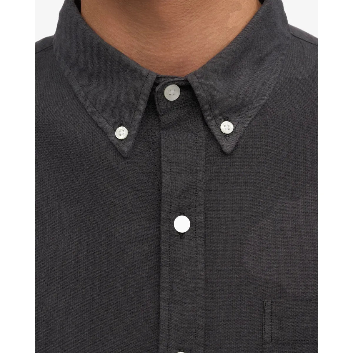Colorful Standard Organic Flannel Shirt - Lava Grey