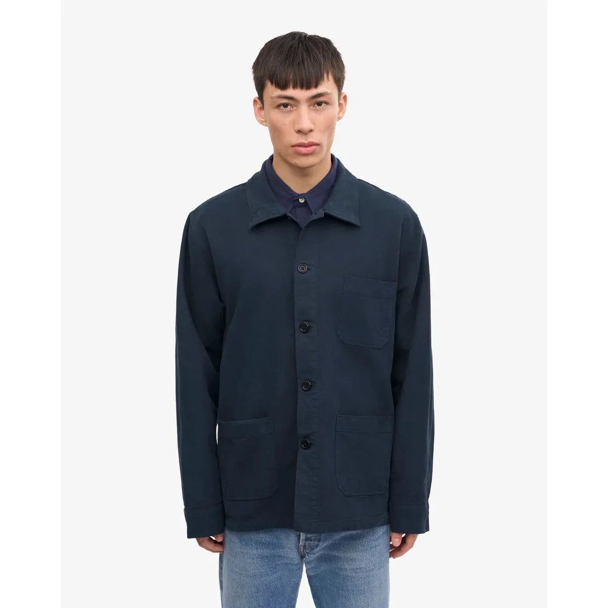Colorful Standard Organic Workwear Jacket - Navy Blue