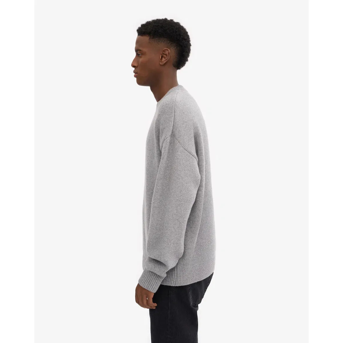 Colorful Standard Oversized Merino Wool Crew - Heather Grey