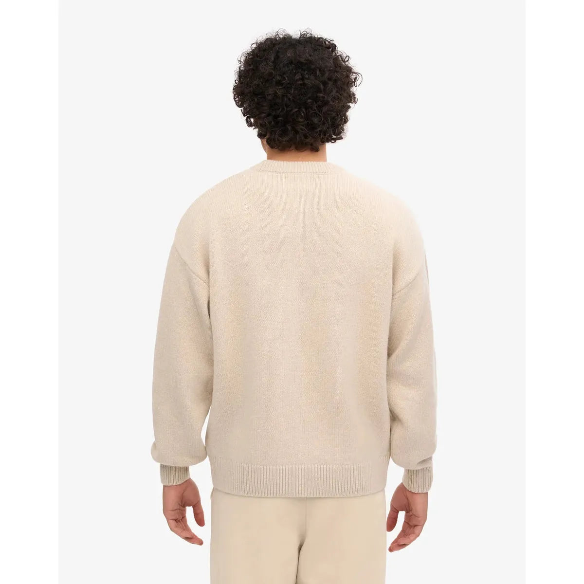 Colorful Standard Oversized Merino Wool Crew - Ivory White