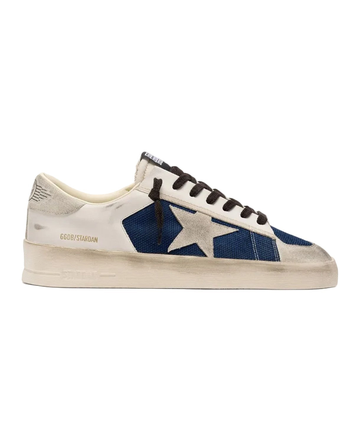 Golden Goose Stardan Sneakers in Navy, Grey and Milk