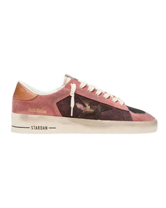 Golden Goose Stardan Sneakers in Pink and Beige