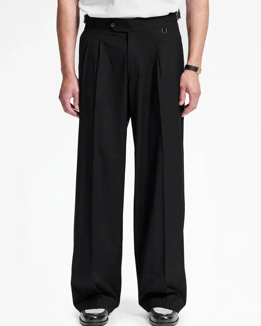 Reternity Tailored Baggy Trousers in Black