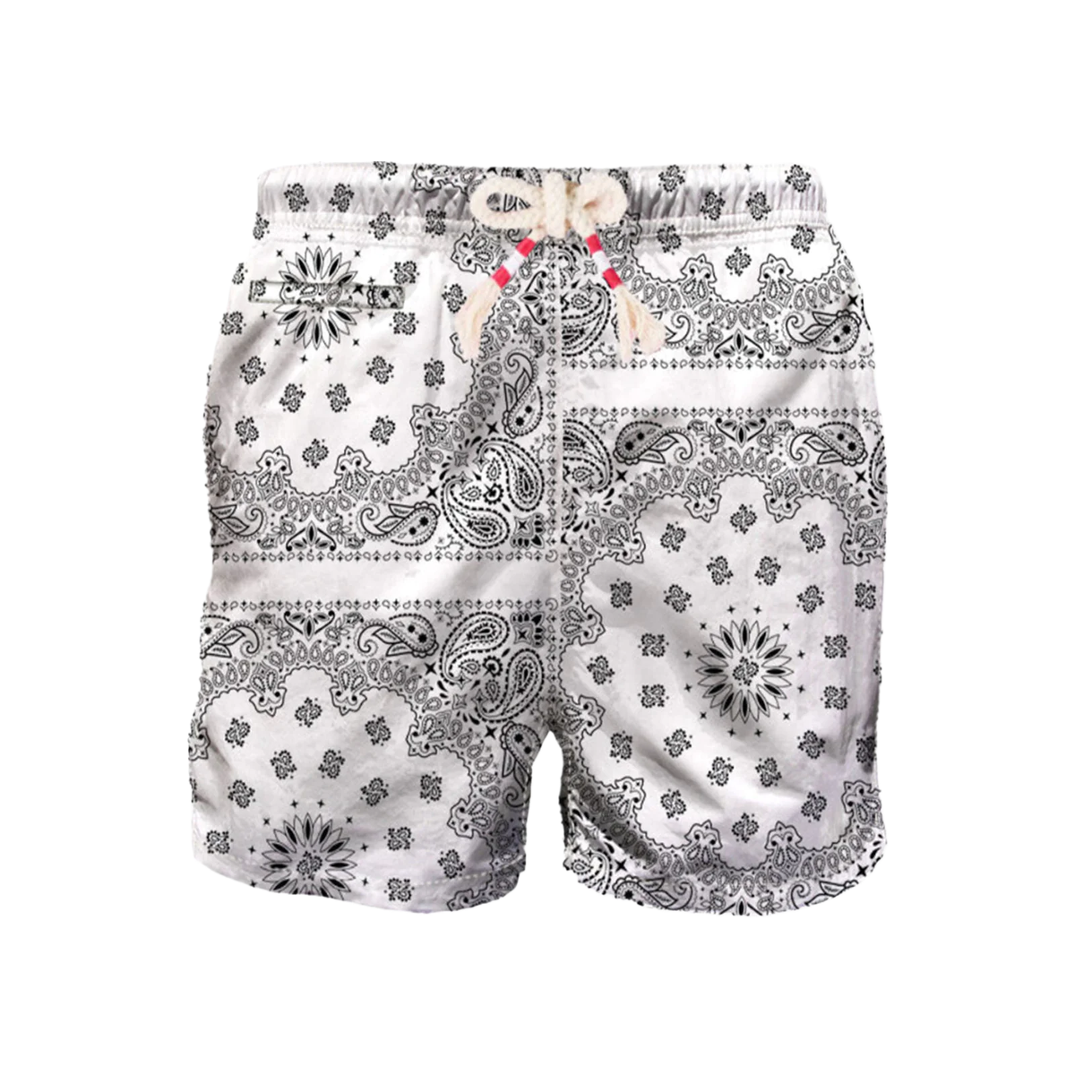 MC2 Man Swim Shorts With White Bandanna Print