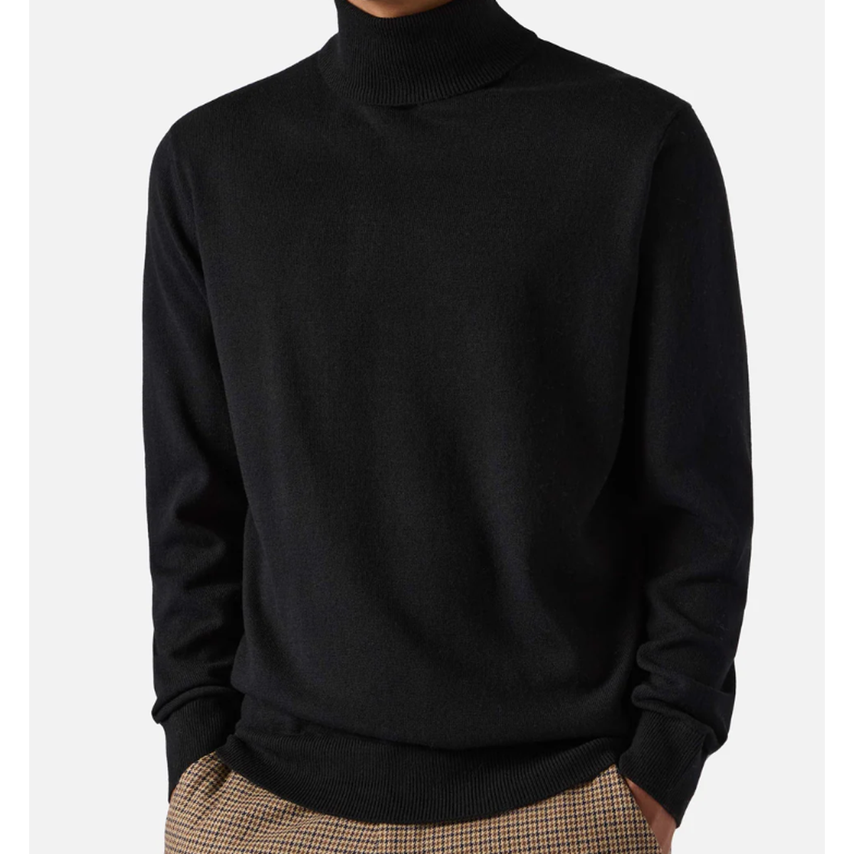 MC2 BLACK BOND TURTLENECK SWEATER