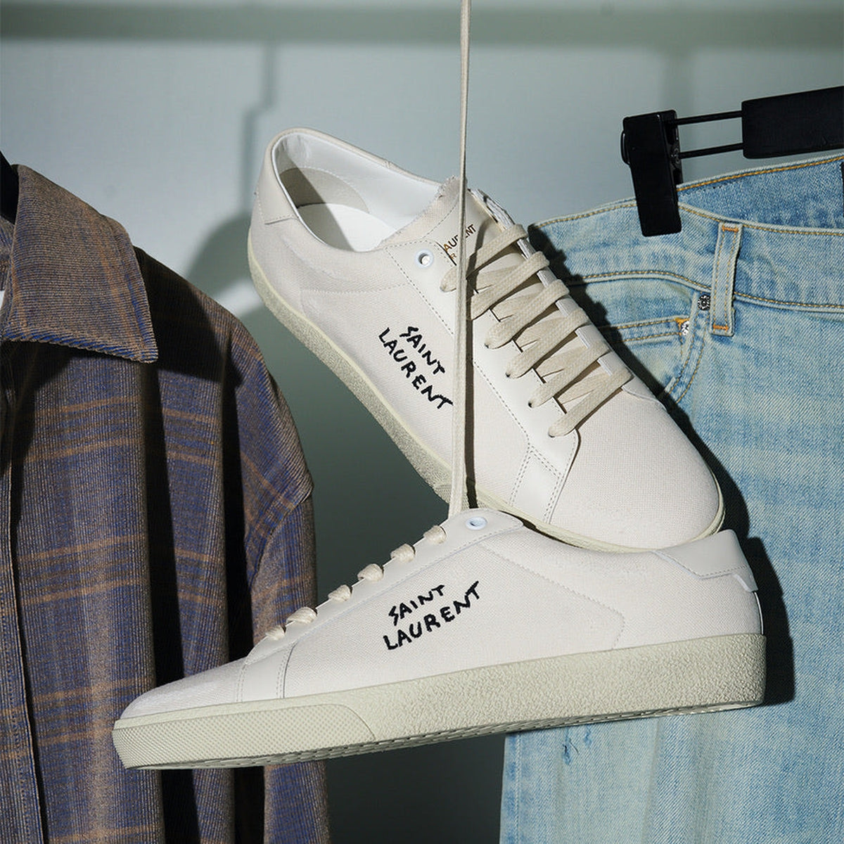 Saint Laurent Court Classic SL white Sneakers