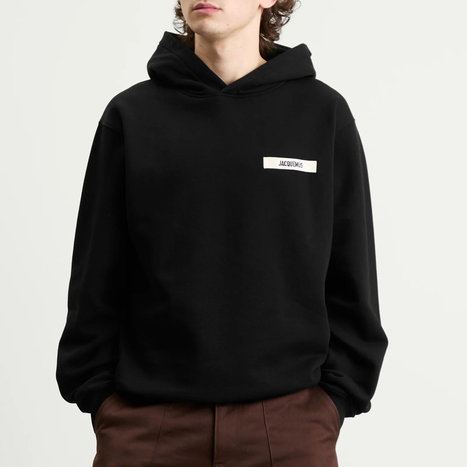 Jacquemus Grosgrain Black Hoodie