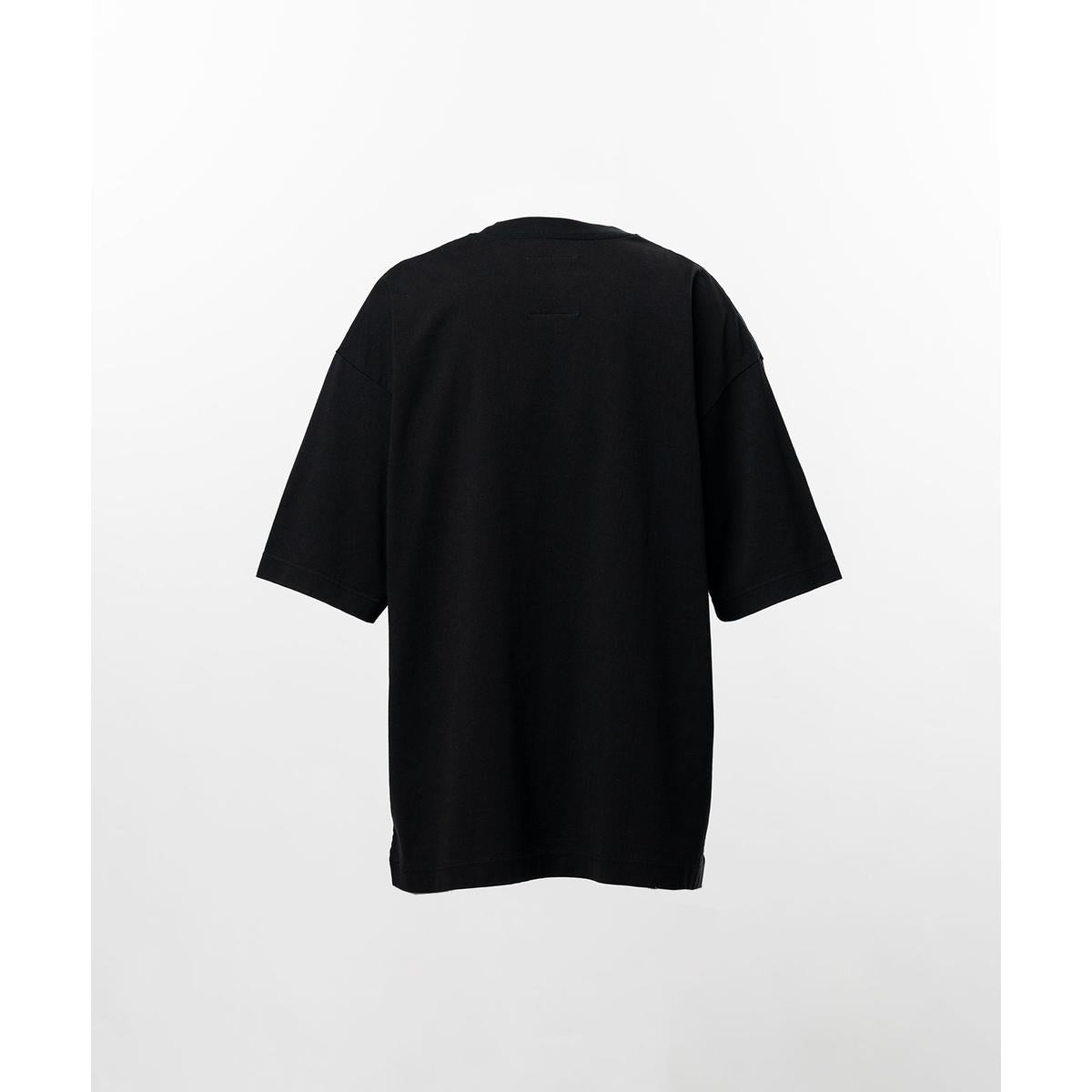 Maison Mihara Cat Printed Black T-shirt