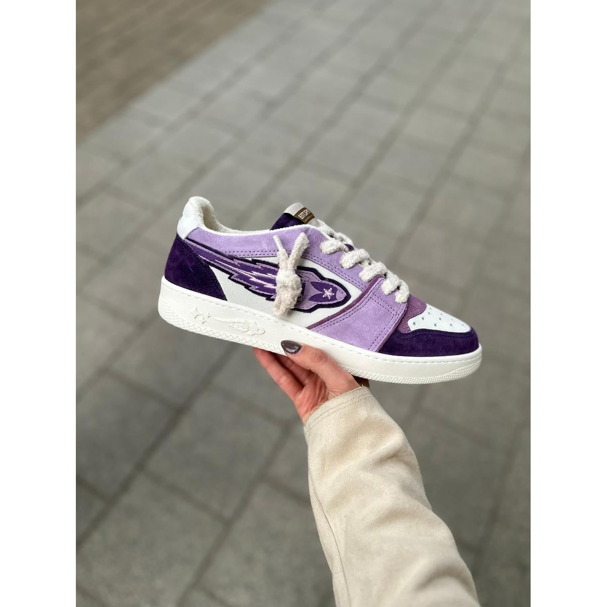 Enterprise Japan × Mr.something EGG Rocket Sneakers in Orchidea and Lilla