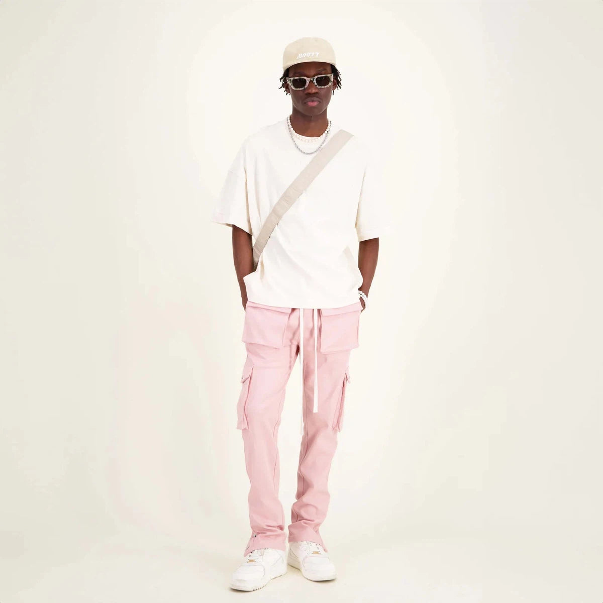 Mouty Pink Cargo Pants