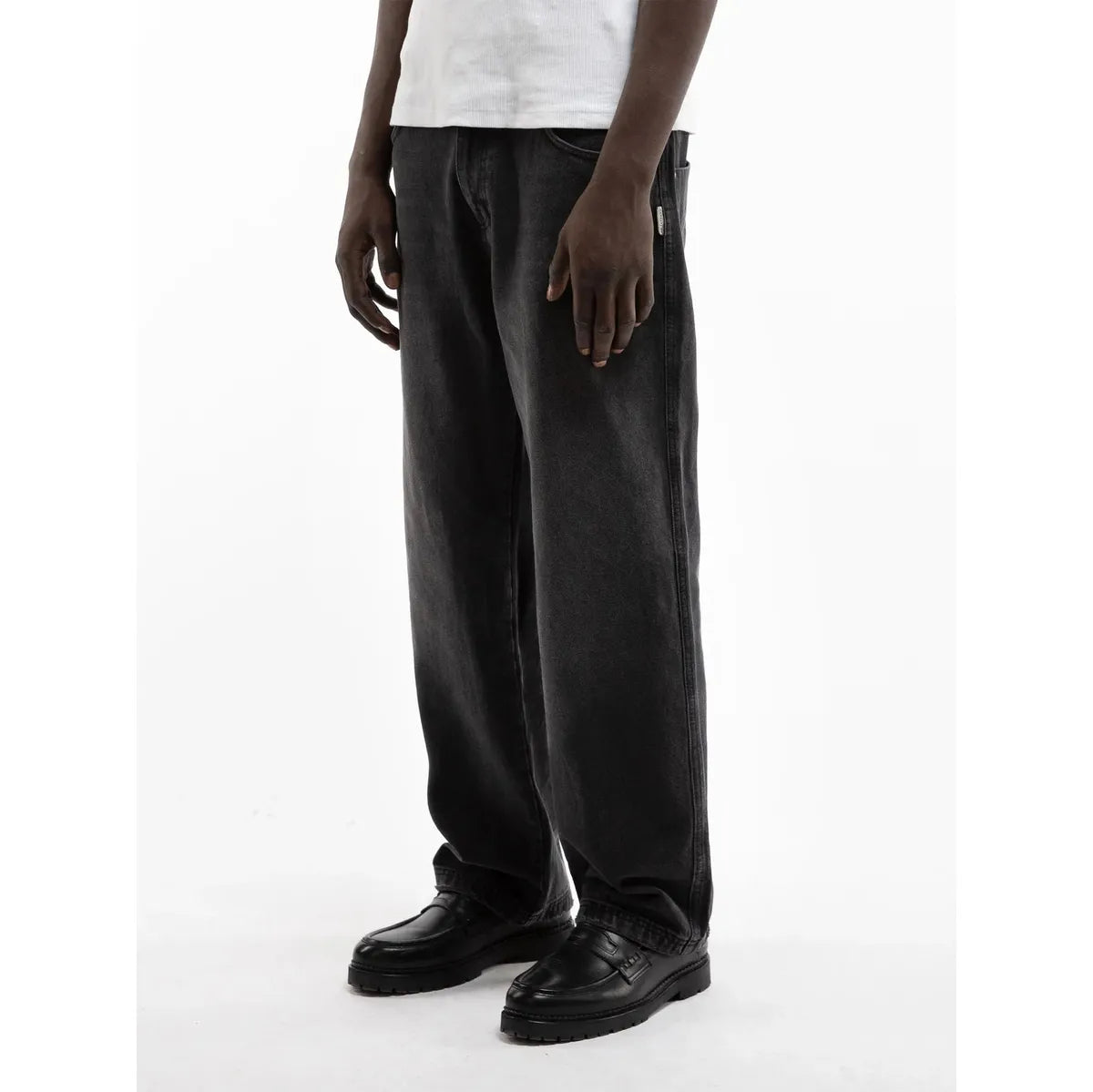 Reternity Essential Straight Fit Denim - Washed Black