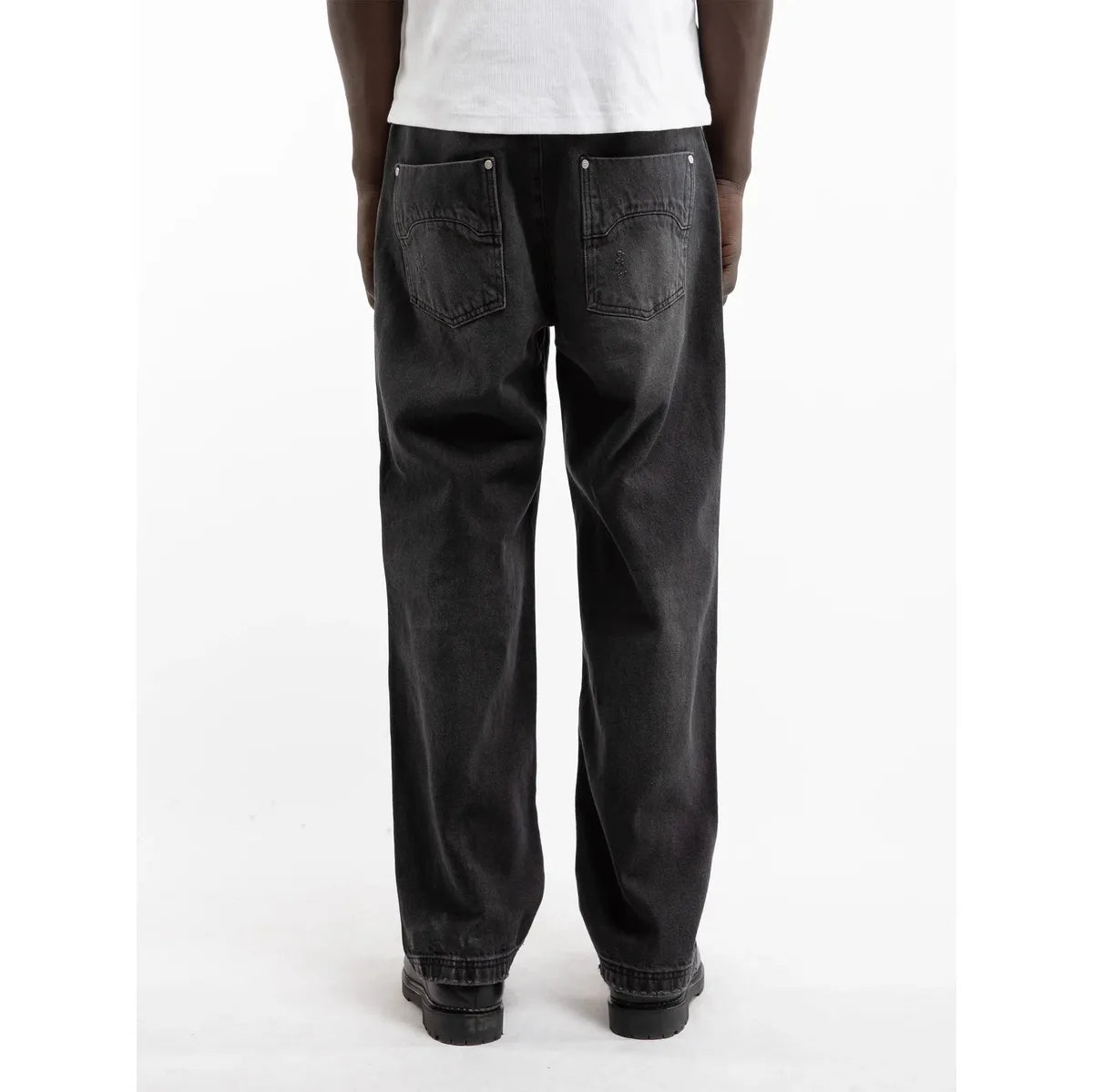 Reternity Essential Straight Fit Denim - Washed Black
