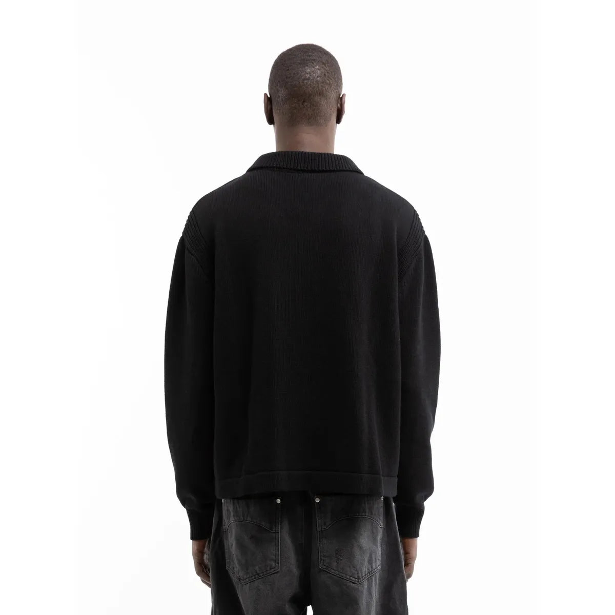 Reternity Le Relief Polo Knit - Black