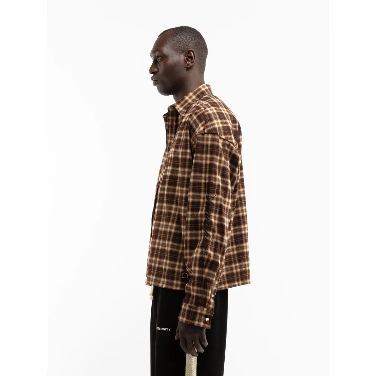 Reternity Somewhere Somehow Flannel Shirt - Brown