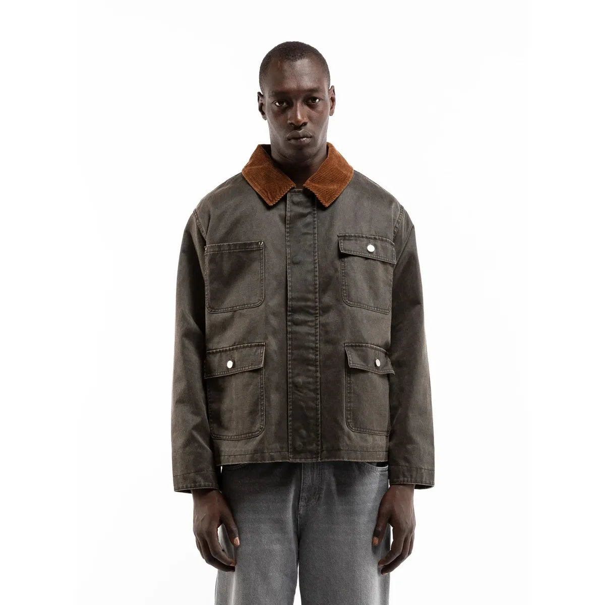 Reternity Waxed Hunting Jacket - Dark Blue