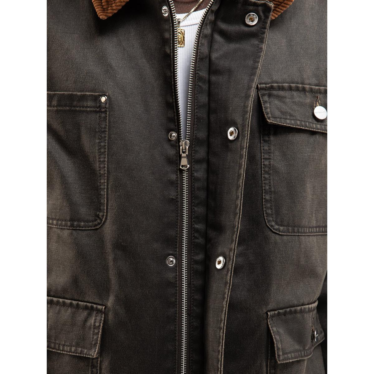 Reternity Waxed Hunting Jacket - Dark Blue