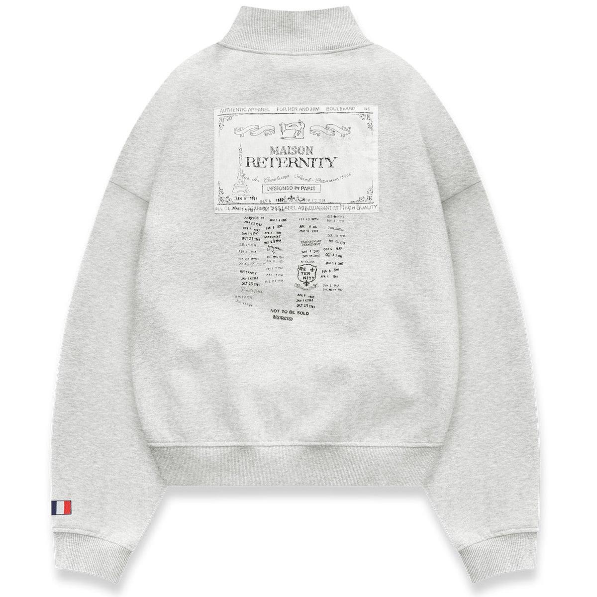 Reternity Vintage Zipper - Grey Melange