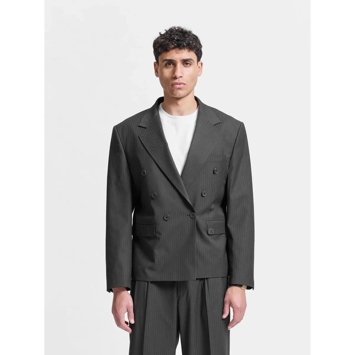 Reternity Signe Blazer - Pinstripe Grey
