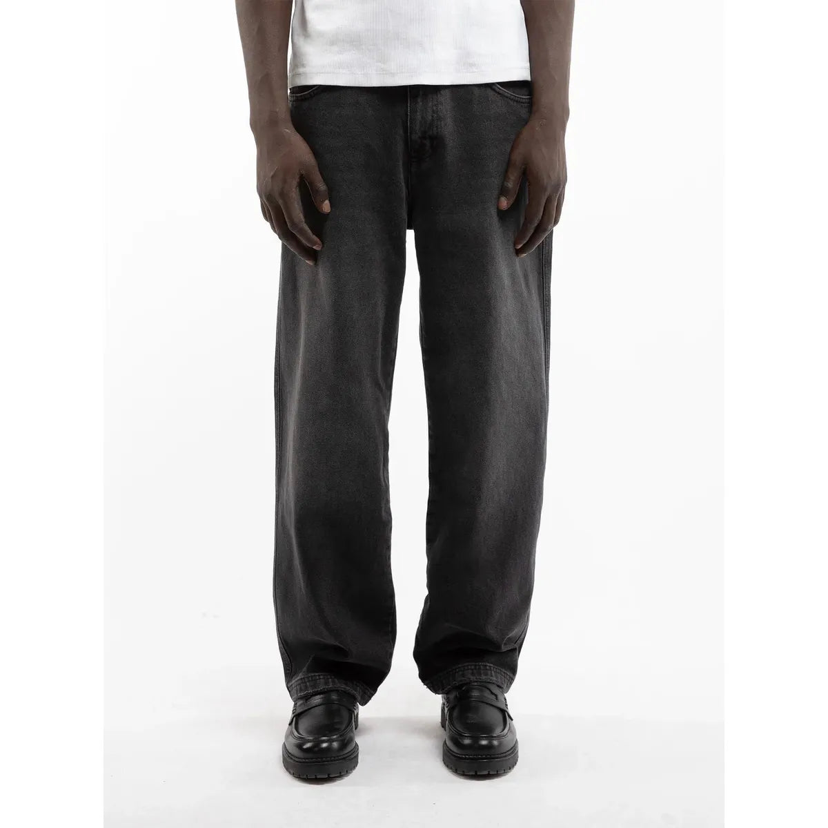 Reternity Essential Straight Fit Denim - Washed Black