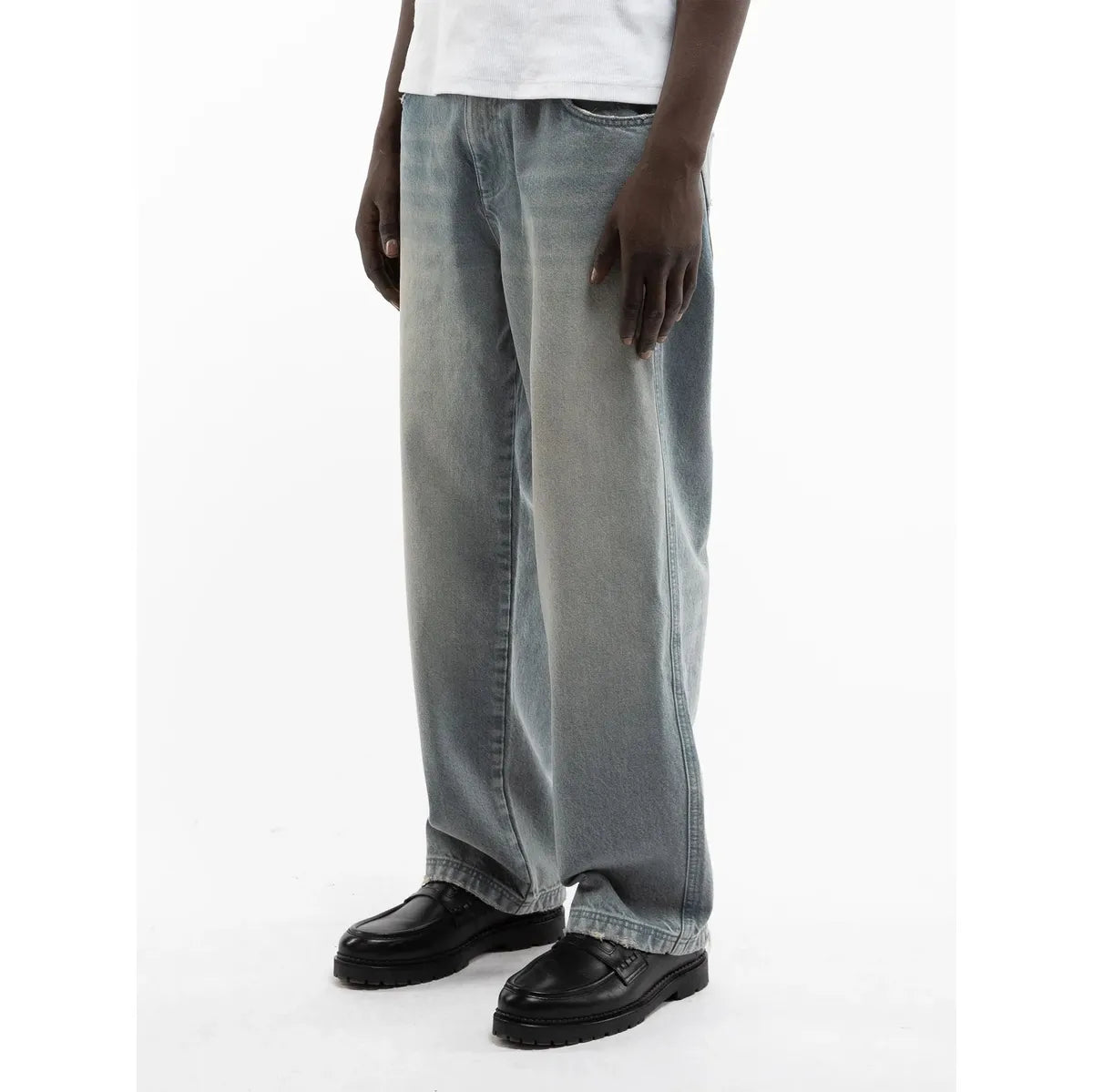 Reternity Essential Straight Fit Denim in Light Blue
