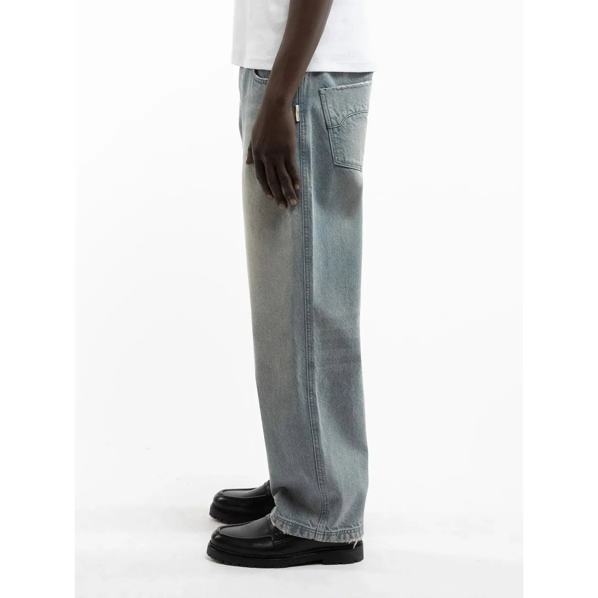 Reternity Essential Straight Fit Denim in Light Blue