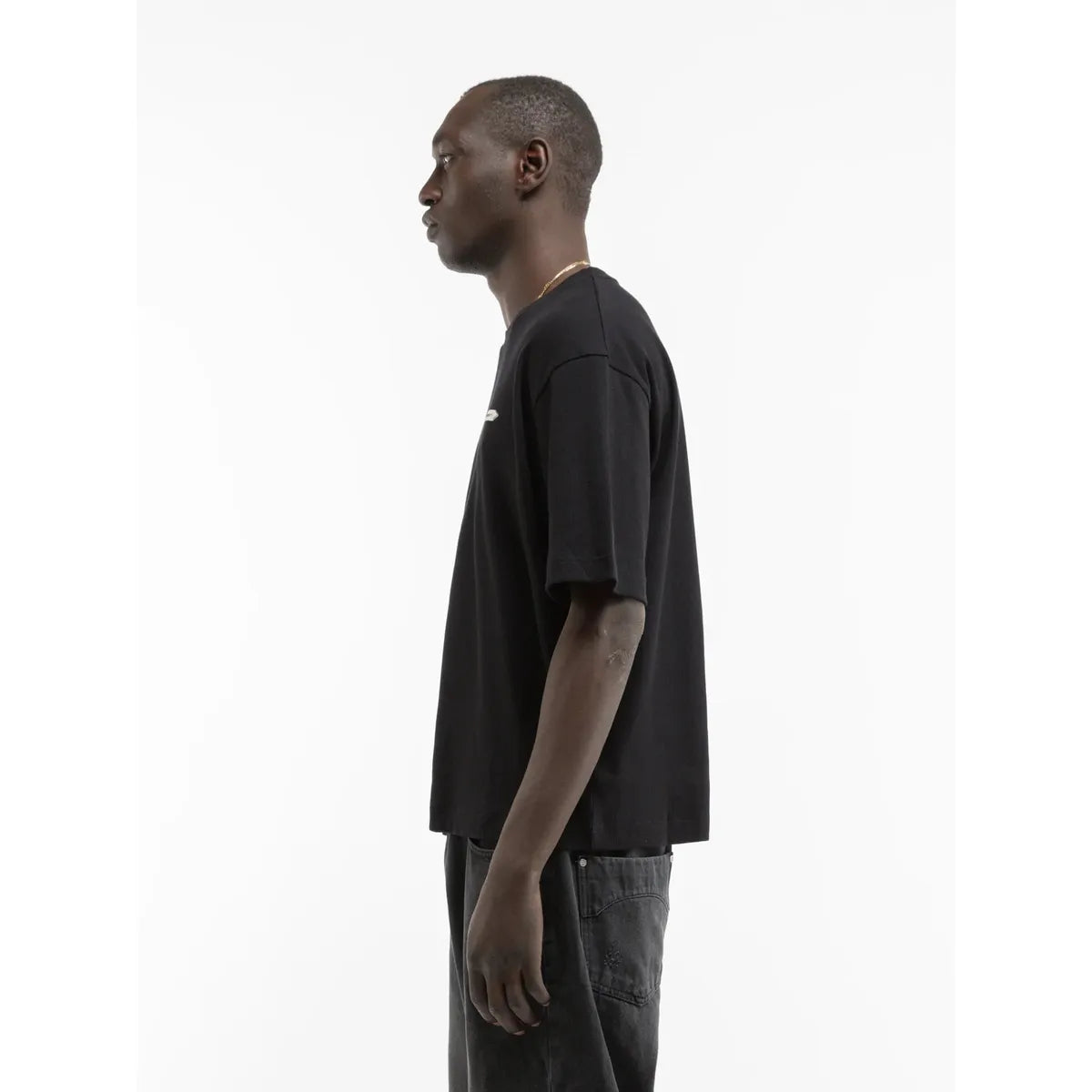 Reternity L’Atelier Line Rib T-Shirt - Black