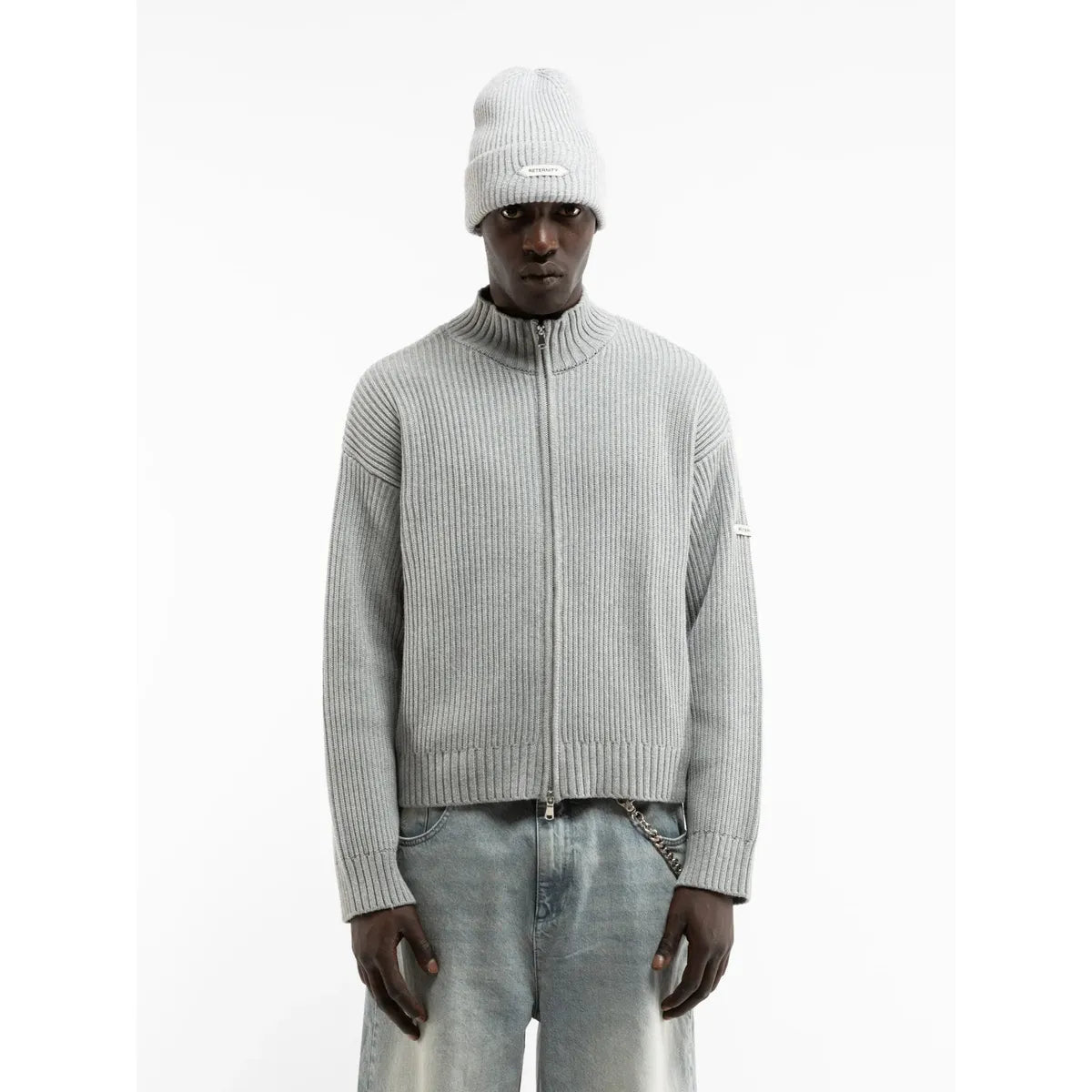 Reternity L’Atelier Line Knit Zipper - Grey