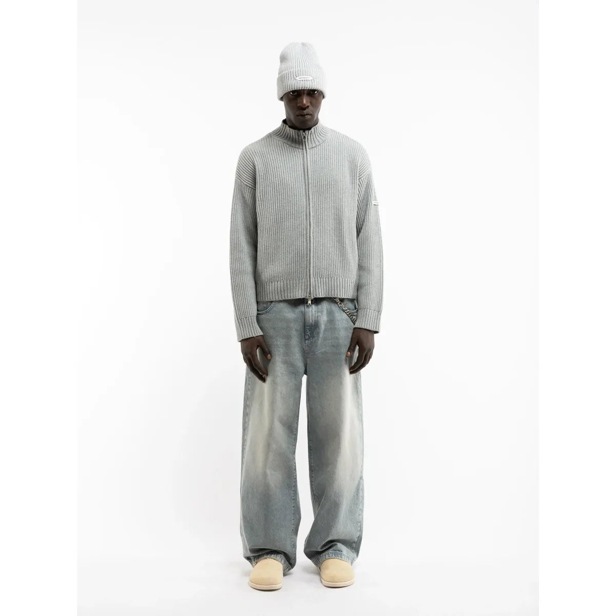 Reternity L’Atelier Line Knit Zipper - Grey