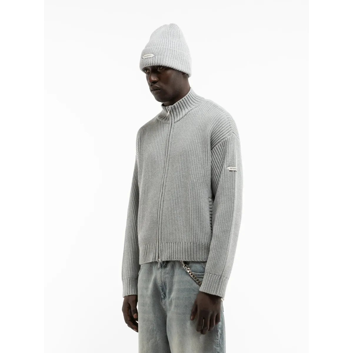Reternity L’Atelier Line Knit Zipper - Grey