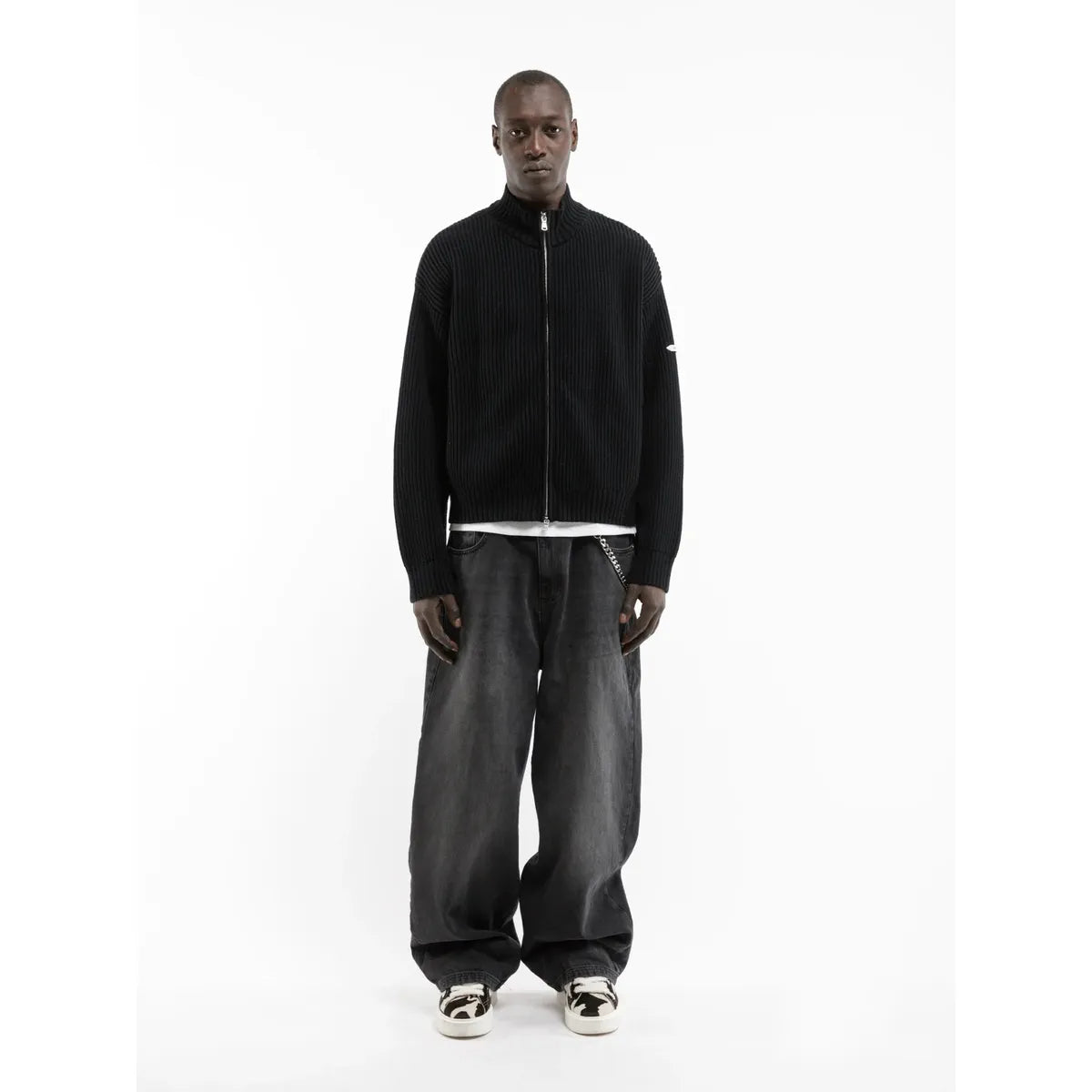 Reternity L’Atelier Line Knit Zipper - Black