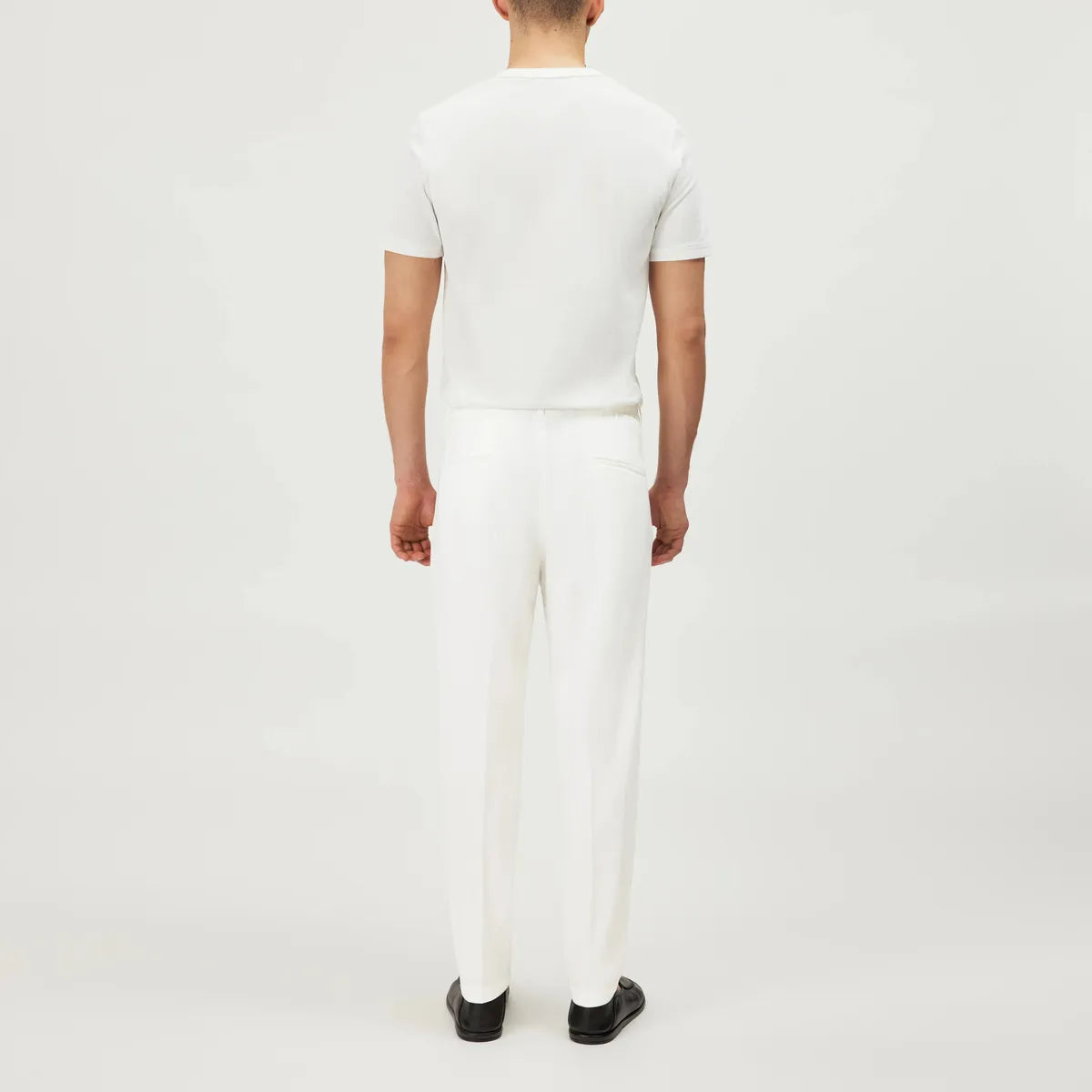 Drykorn Chasy Ecru Linen Mix Trousers