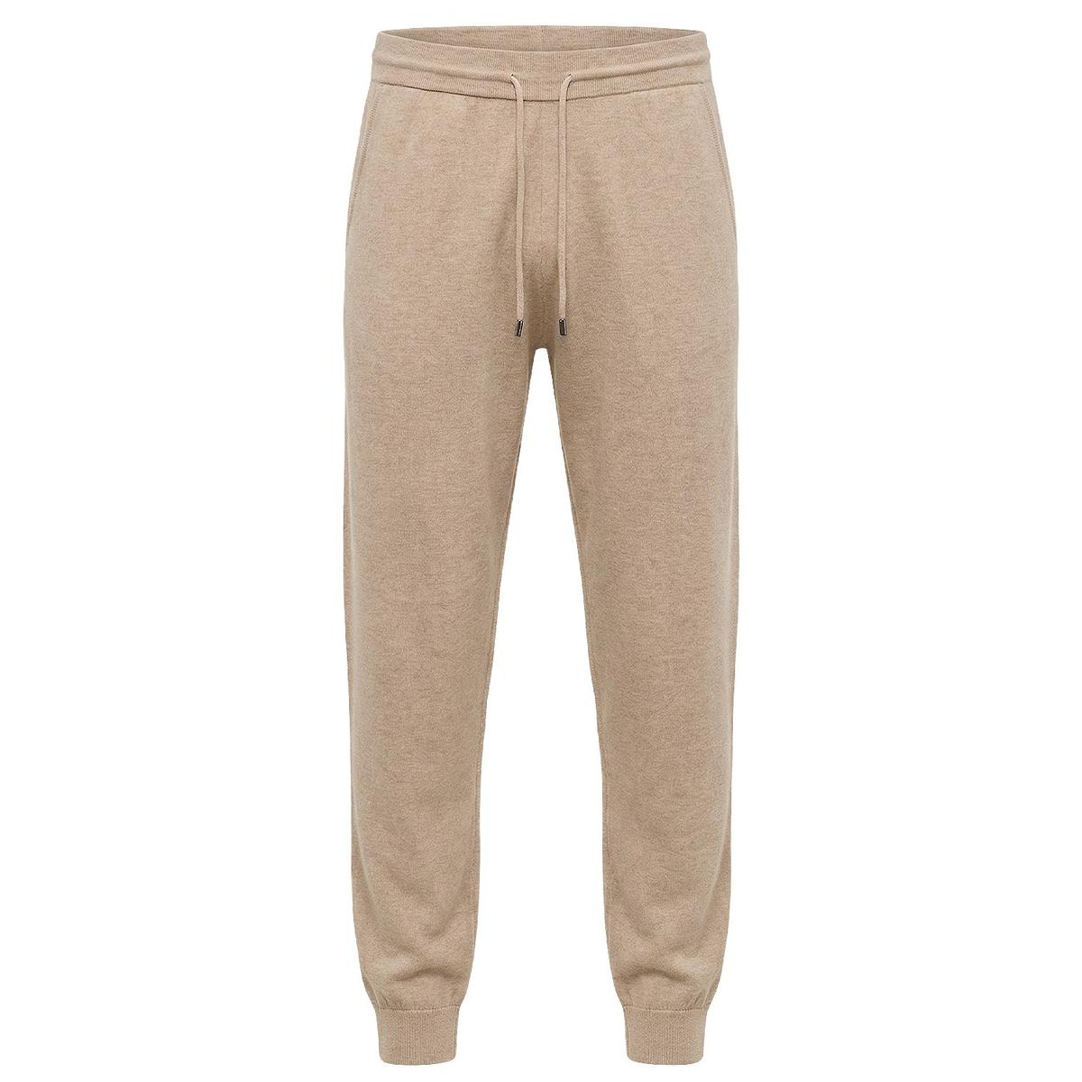 MC2 Beige Trafalgar Wool Joggers