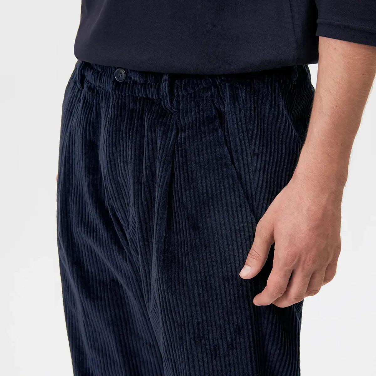 Drykorn Chasy Corduroy Blue Trousers