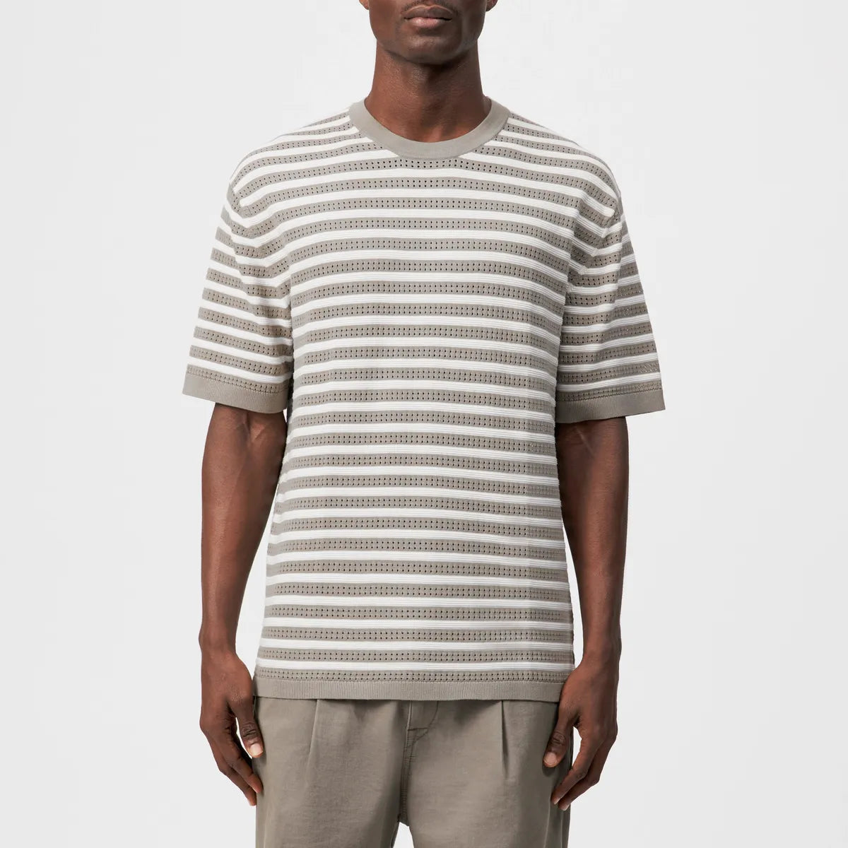 Drykorn Derico Beige Stripes Shirt