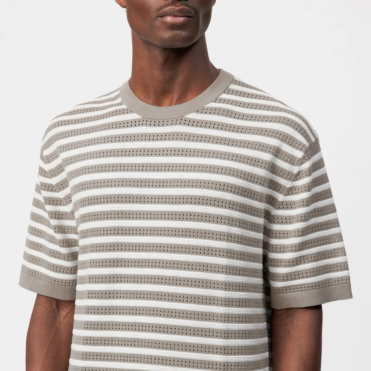 Drykorn Derico Beige Stripes Shirt