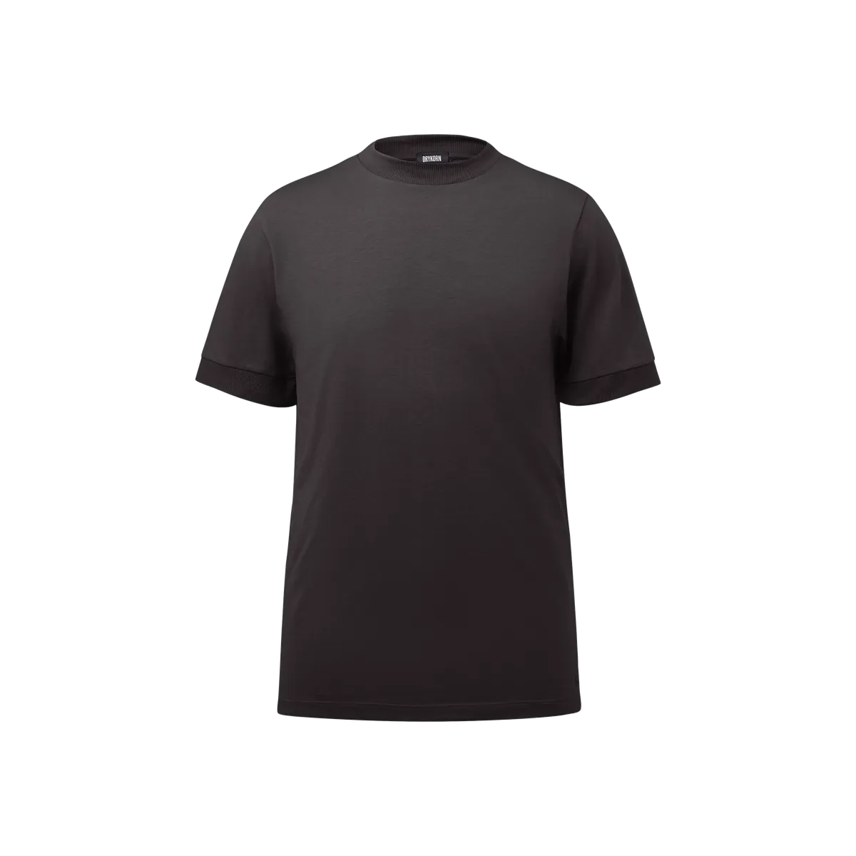 Drykorn Anton Brown Fitted T shirt