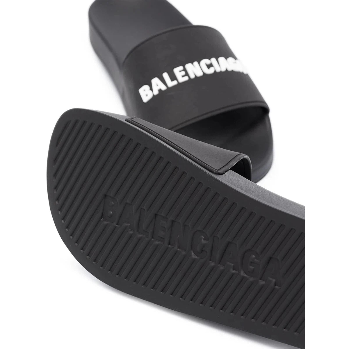 Balenciaga Black Slides