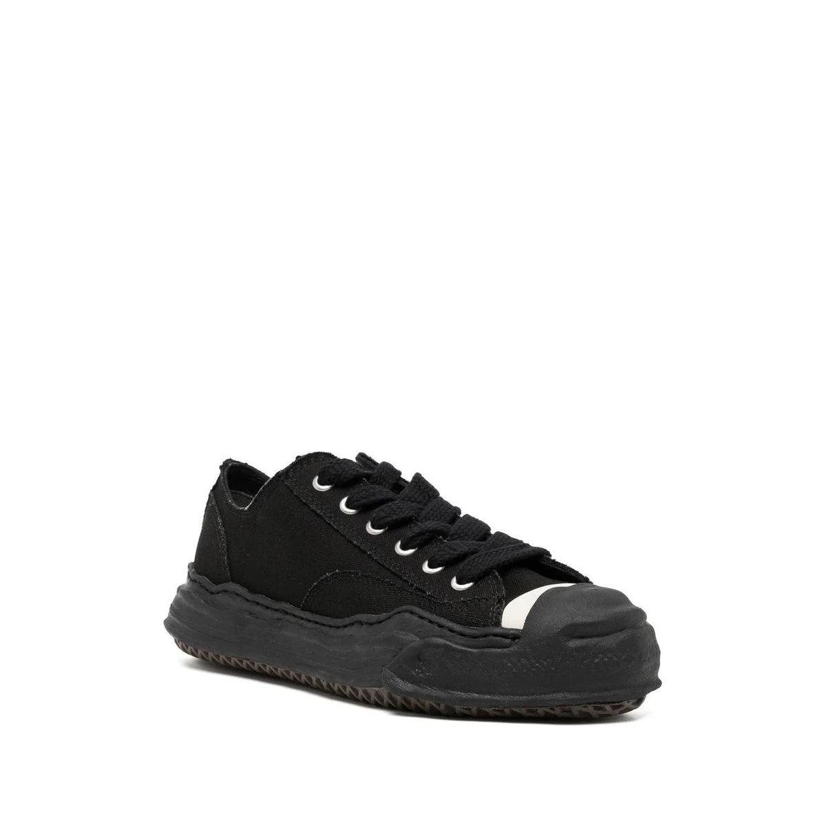 Maison Mihara Yasuhiro Black/Black Hank Low-Top Sneakers