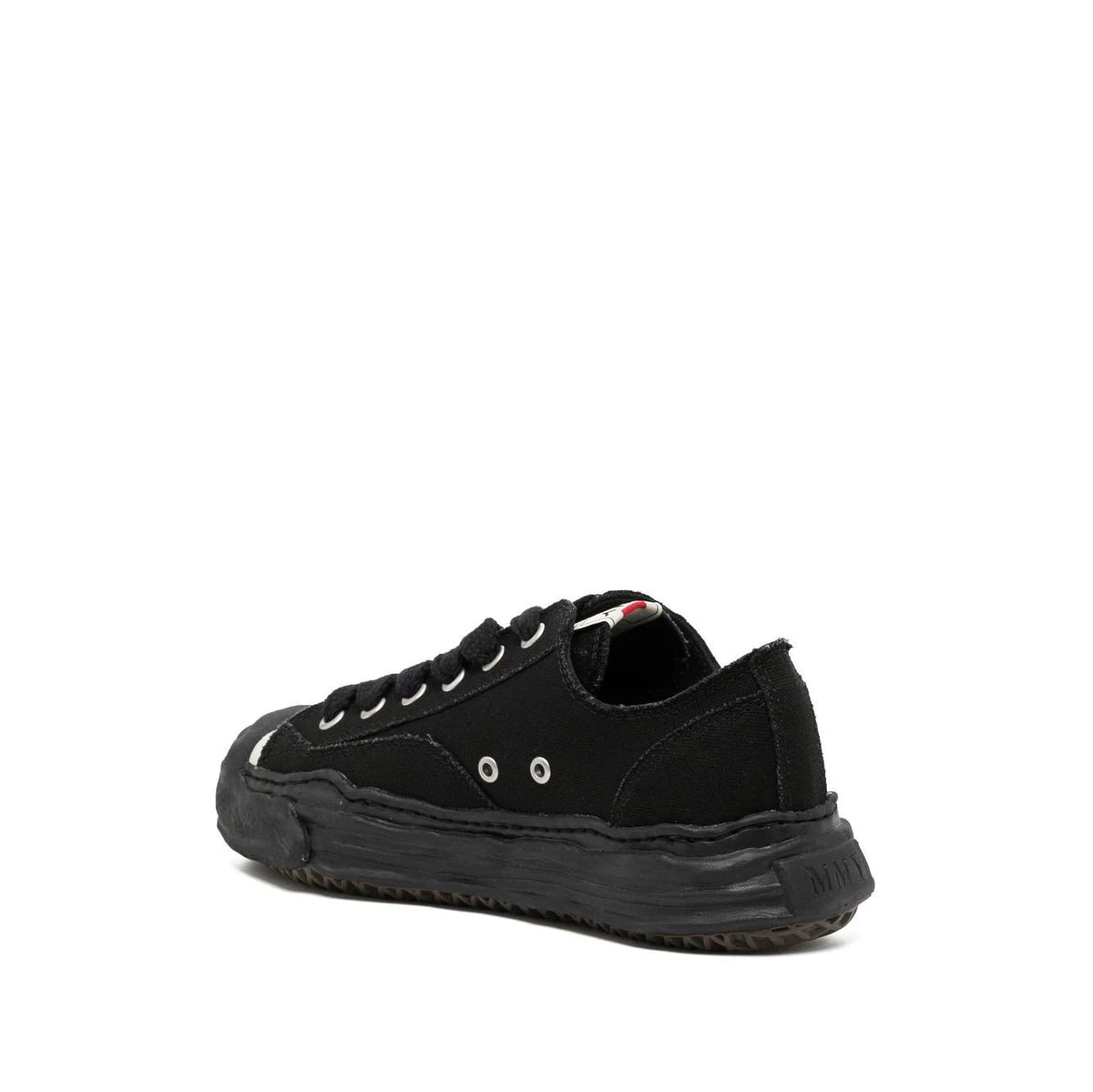 Maison Mihara Yasuhiro Black/Black Hank Low-Top Sneakers