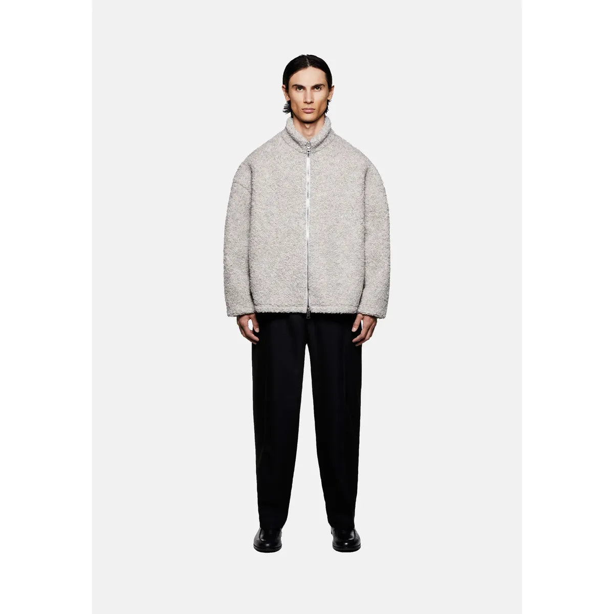 MKI WOOL FLEECE TRACK OATMEAL JACKET